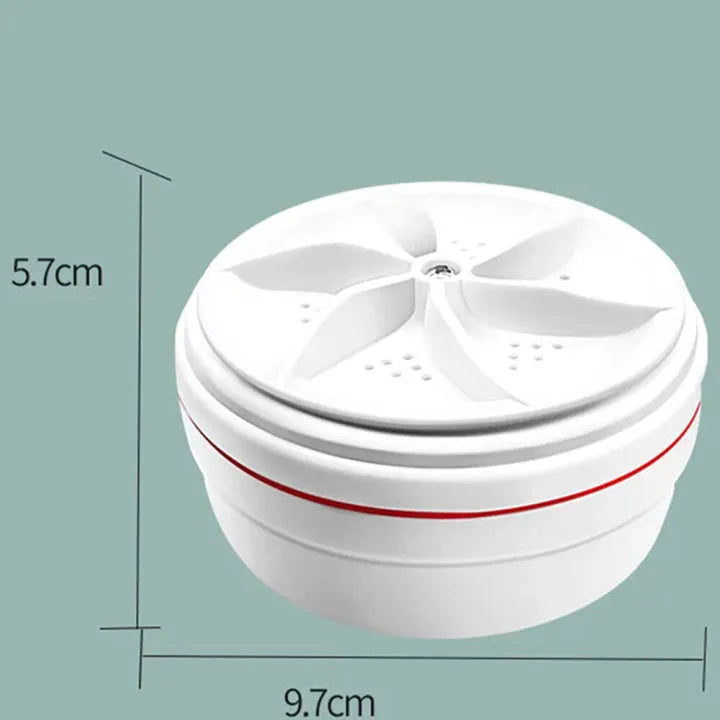 (Free Delivery) Mini Portable Ultrasonic Turbine Washing Machine