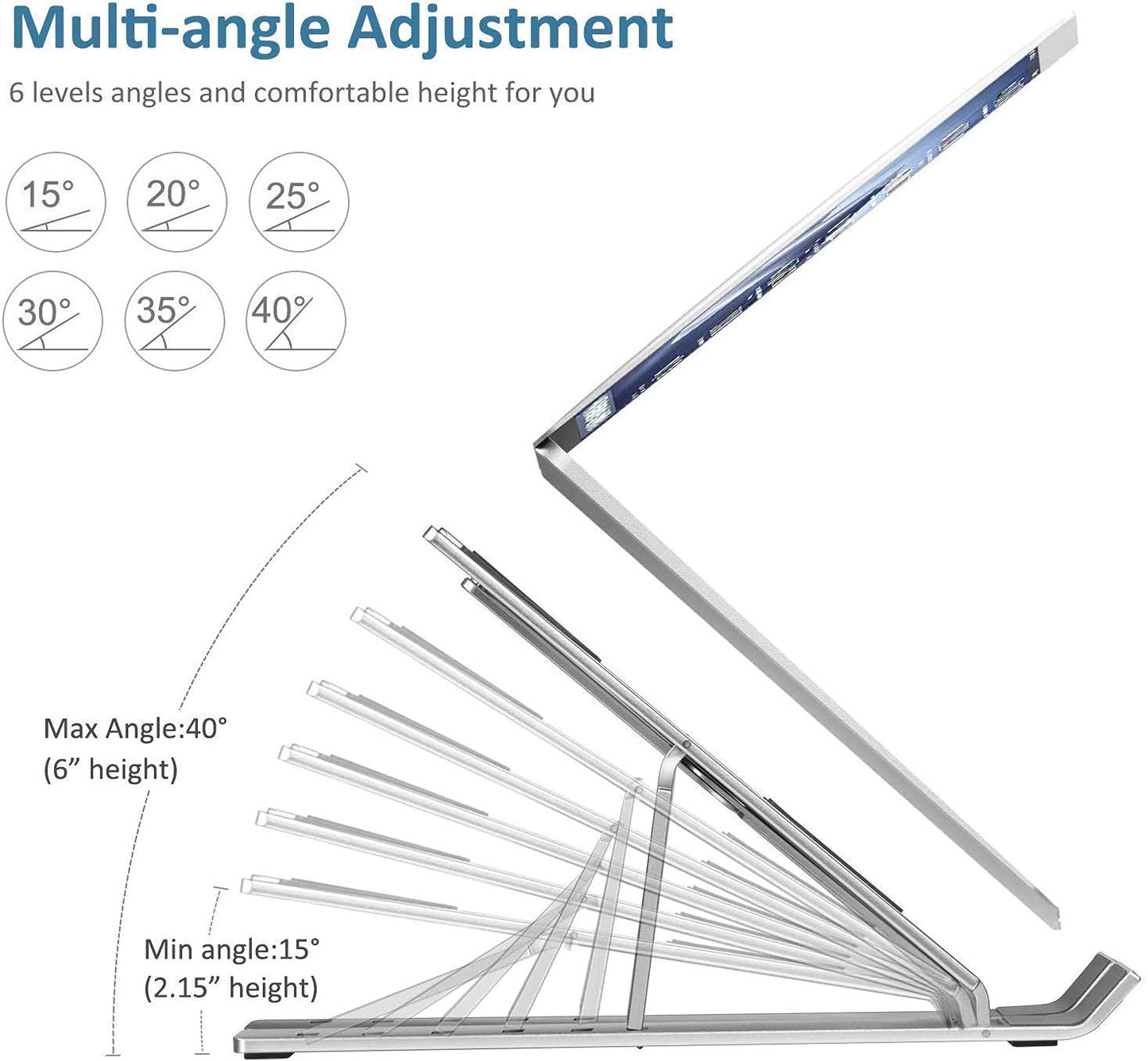 Aluminium Foldable Laptop Stand