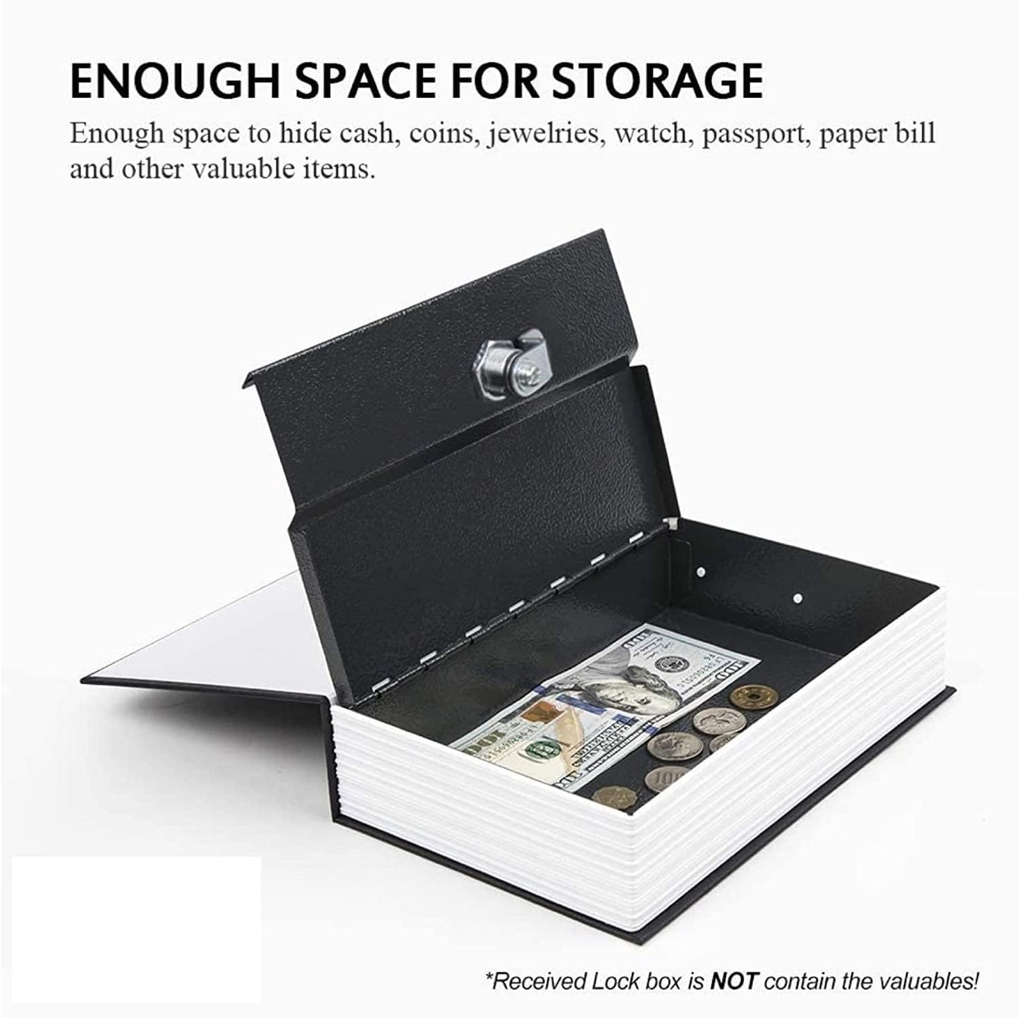(Free Delivery) Secret Lock Book Safe Box📚🔒