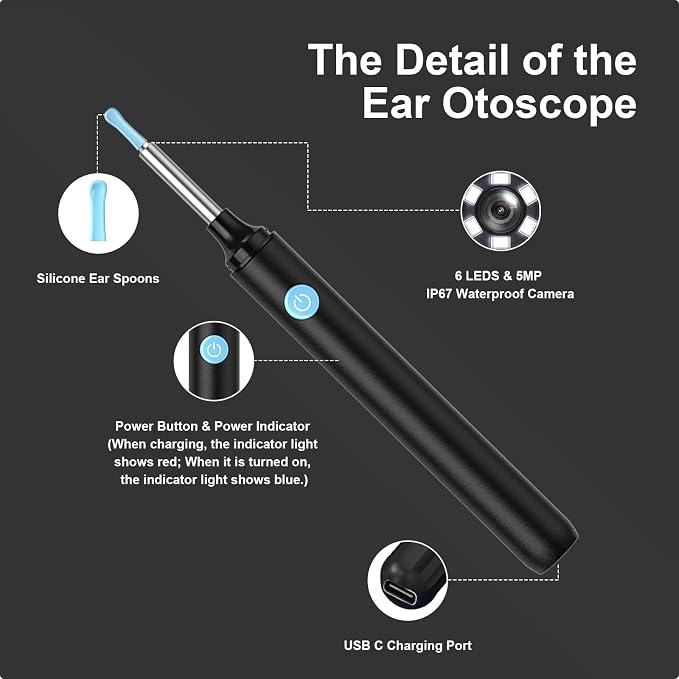 Ear Wax Cleaning Device With 1080p Quality Camera (FREE SHIPPING)