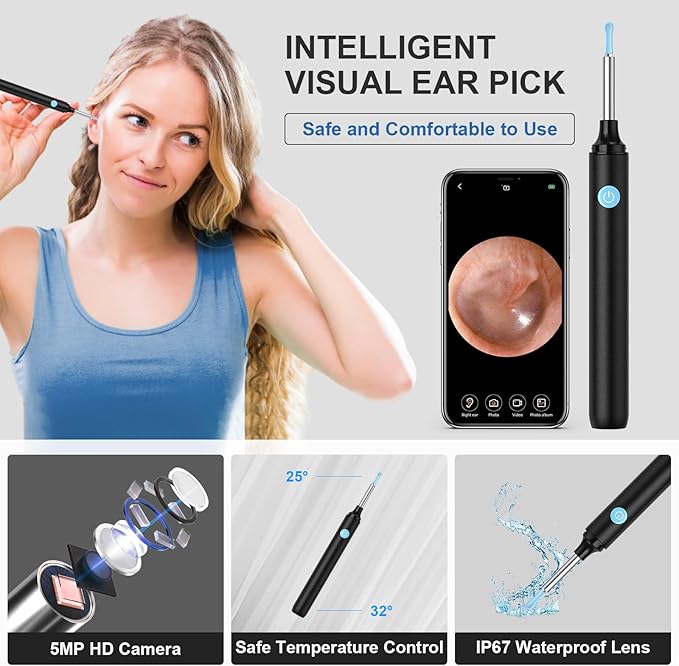 Ear Wax Cleaning Device With 1080p Quality Camera (FREE SHIPPING)