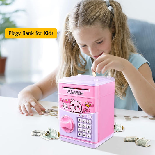 (FREE HOME DELIVERY) Electronic Mini Money ATM Machine Box For Kids