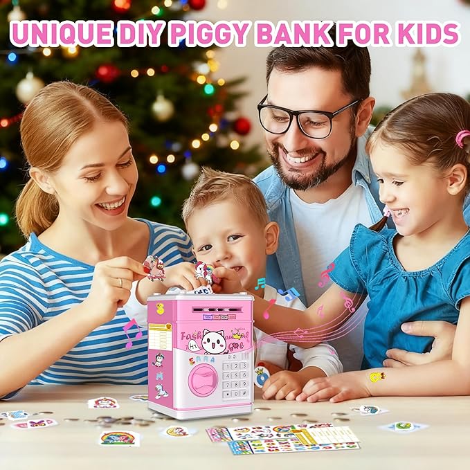 (FREE HOME DELIVERY) Electronic Mini Money ATM Machine Box For Kids