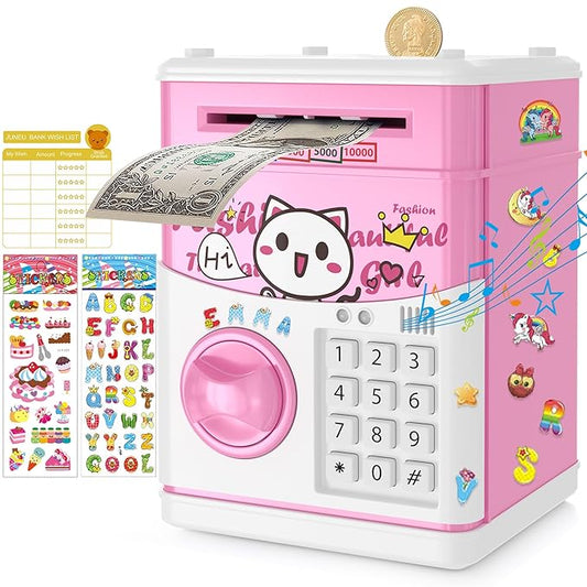 (FREE HOME DELIVERY) Electronic Mini Money ATM Machine Box For Kids
