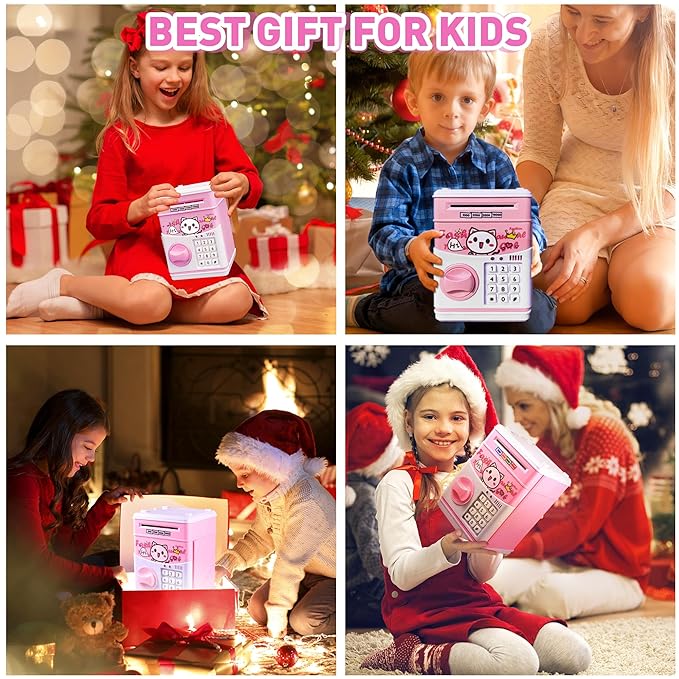 (FREE HOME DELIVERY) Electronic Mini Money ATM Machine Box For Kids