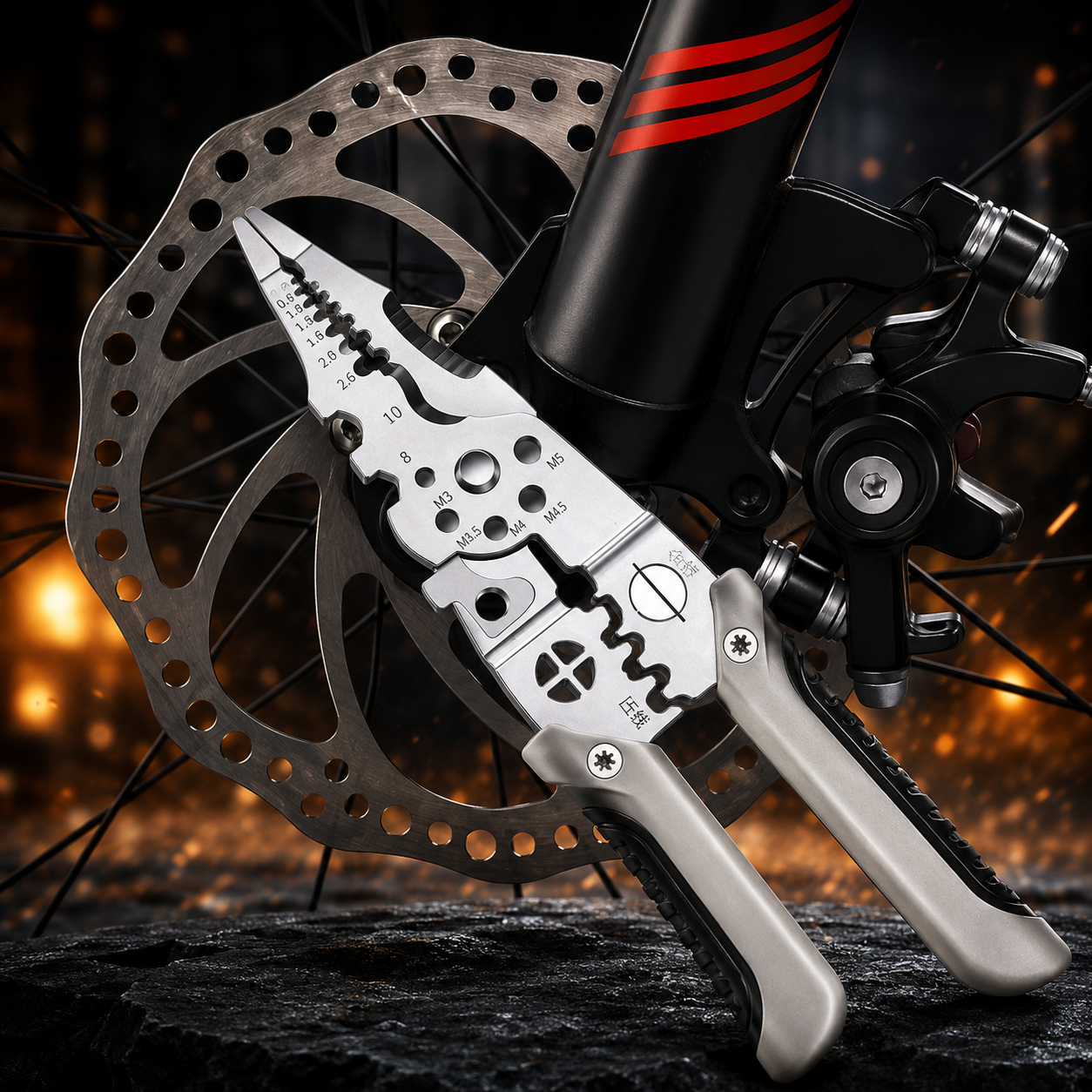 (Free Delivery) Multifunctional Wire Stripper Crimper Cable Cutter 🧰