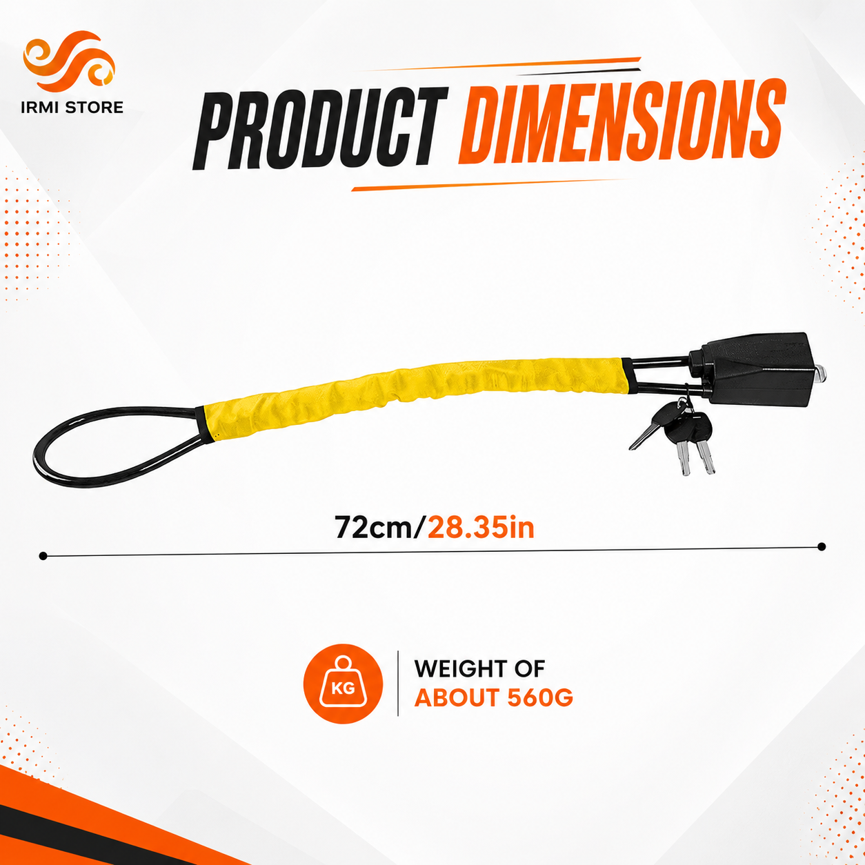 (Free Delivery) Heavy Duty Car Handbrake Anti-Theft Lock