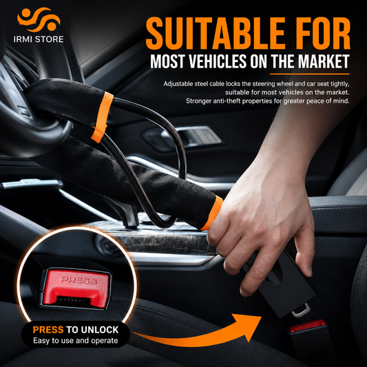 (Free Delivery) Heavy Duty Car Handbrake Anti-Theft Lock