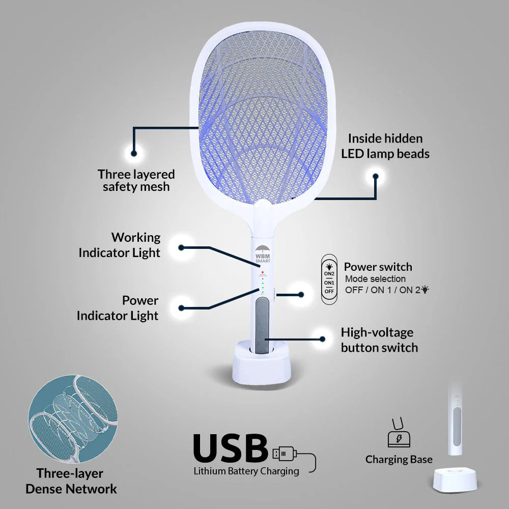 Rechargeable Mosquito Killer Racket ⚡🦟