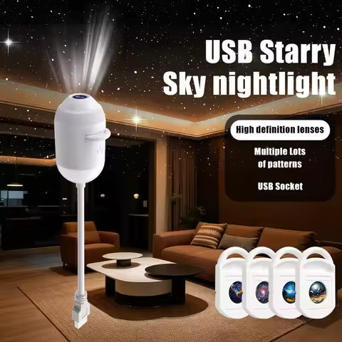 |Free Delivery| USB Starry Sky Night Light Projector