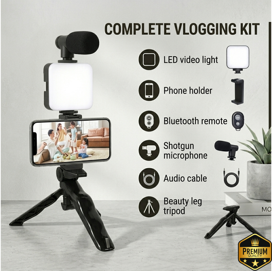 (Free Home Delivery) Smart Vlog Kit 🎥✨